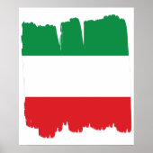 Italiaanse vlag poster (Voorkant)