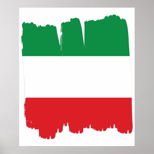 Italiaanse vlag poster (Voorkant)