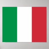 Italiaanse vlag poster (Voorkant)