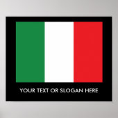 Italiaanse vlag poster (Voorkant)