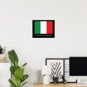 Italiaanse vlag poster (Thuiskantoor)