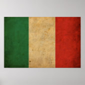  Italiaanse vlag Poster (Voorkant)