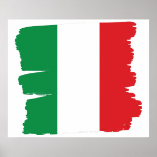 Italiaanse vlag Poster Italië