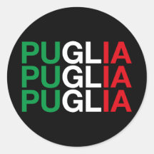 Italiaanse vlag PUGLIA