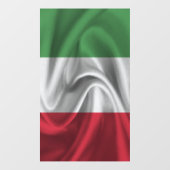 Italiaanse vlag raamsticker (Vel)