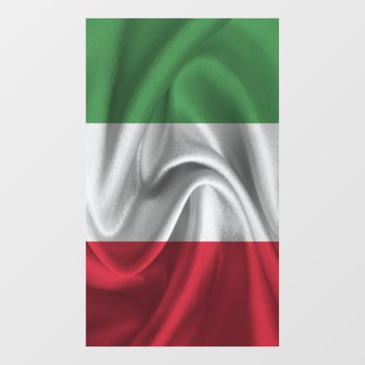 Italiaanse vlag raamsticker (Vel)