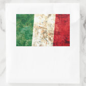 Italiaanse vlag rechthoekige sticker (Tas)