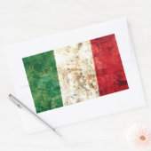 Italiaanse vlag rechthoekige sticker (Envelop)
