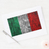 italiaanse vlag rechthoekige sticker (Envelop)