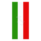 Italiaanse vlag reclamekaart (Voorkant)
