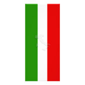 Italiaanse vlag reclamekaart (Achterkant)