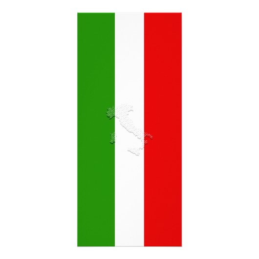 Italiaanse vlag reclamekaart (Achterkant)