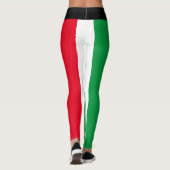 Italiaanse vlag Red White Green Italië Vrouwen Leggings (Achterkant)