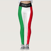 Italiaanse vlag Red White Green Italië Vrouwen Leggings (Voorkant)