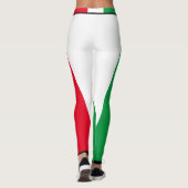 Italiaanse vlag Red White Green Italië Vrouwen Leggings (Achterkant)