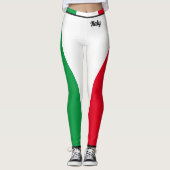 Italiaanse vlag Red White Green Italië Vrouwen Leggings (Voorkant)