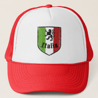 Italiaanse Vlag Retro Vintage Stijl Hoed Trucker Pet