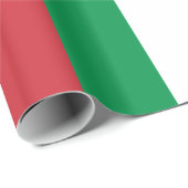 Italiaanse vlag: rode witte strepen cadeaupapier (Rol Hoek)