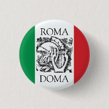 Italiaanse vlag ROMA DOMA