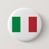 Italiaanse vlag ronde button 5,7 cm (Voorkant)