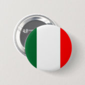 italiaanse vlag ronde button 5,7 cm (Voorkant /achterkant)