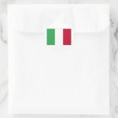 ITALIAANSE VLAG RONDE STICKER (Tas)