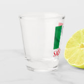 Italiaanse vlag Salute Cheers Shot Glas (Links)