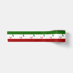 Italiaanse vlag satijnen lint