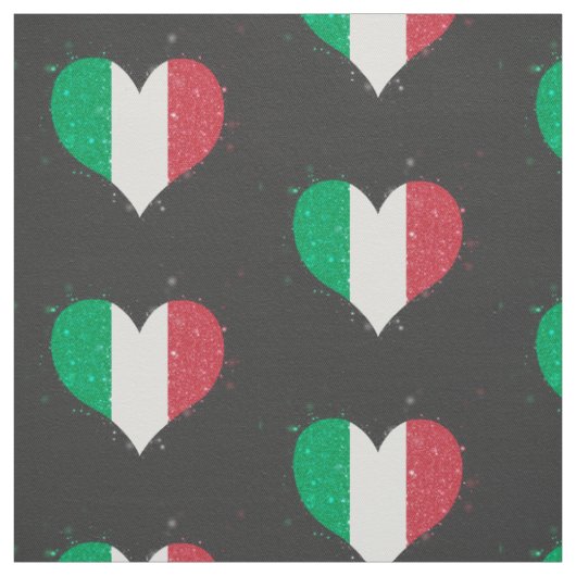 Italiaanse vlag schitterend stof (Swatch)