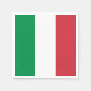 Italiaanse vlag servet