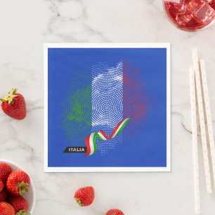 Italiaanse vlag servet