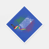 Italiaanse vlag servet (Hoek)