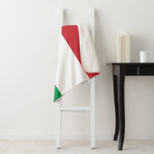 Italiaanse vlag sherpa deken (In situ)