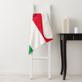 Italiaanse vlag: Sherpa fleece deken (In situ)