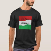 Italiaanse vlag Shirt van Mi Piace Italia (Voorkant)