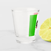 Italiaanse vlag shot glas (Links)