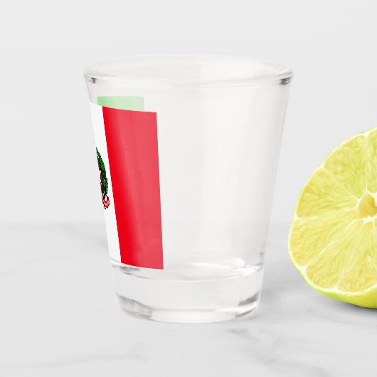 Italiaanse vlag shot glas (Rechts)
