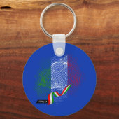 Italiaanse vlag sleutelhanger (Voorkant)