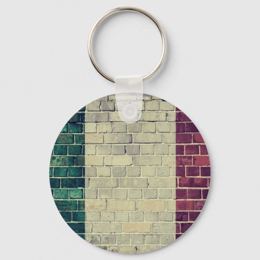 Italiaanse vlag Sleutelhanger (Voorkant)