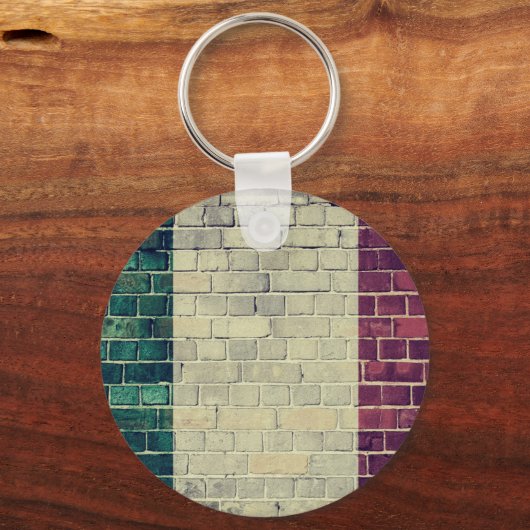 Italiaanse vlag Sleutelhanger (Voorkant)