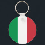 Italiaanse vlag sleutelhanger<br><div class="desc">wereldwijde vlaggenproducten - Je kunt je eigen tekst toevoegen.</div>