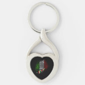 Italiaanse vlag sleutelhanger (Voorkant)