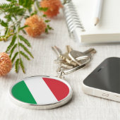 Italiaanse vlag sleutelhanger (Zijkant)