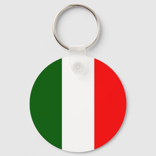 Italiaanse vlag sleutelhanger (Voorkant)
