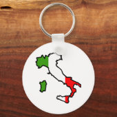 Italiaanse vlag sleutelhanger (Voorkant)