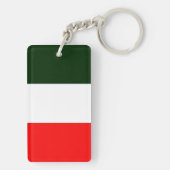 Italiaanse vlag sleutelhanger (achterkant)