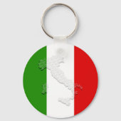 Italiaanse vlag sleutelhanger (Voorkant)