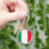 Italiaanse vlag sleutelhanger (Hand)
