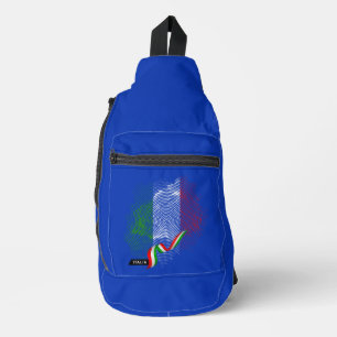 Italiaanse vlag sling bag