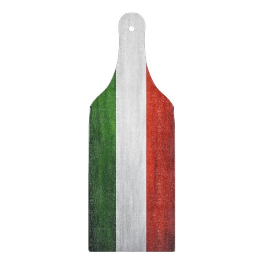 Italiaanse vlag snijplank (Voorkant)